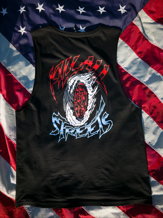 Kill All Streets Red White And Blue Tank Top